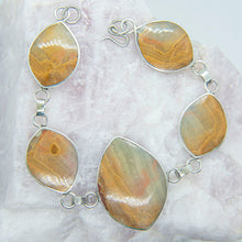 Cargar imagen en el visor de la galería, PULSERA REVERSIBLE DE PLATA LAPISLÁZULI Y ONIX