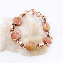 Cargar imagen en el visor de la galería, PULSERA REVERSIBLE DE COBRE ONIX Y LAPISLÁZULI

