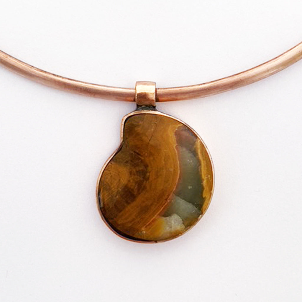 COLGANTE DE COBRE Y ONIX