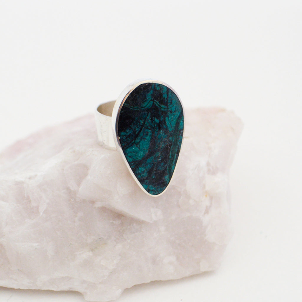 ANILLO DE MALAQUITA DEL BOSQUE