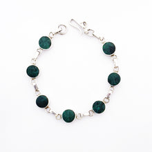 Cargar imagen en el visor de la galería, PULSERA REVERSIBLE MALAQUITA Y LAPISLÁZULI
