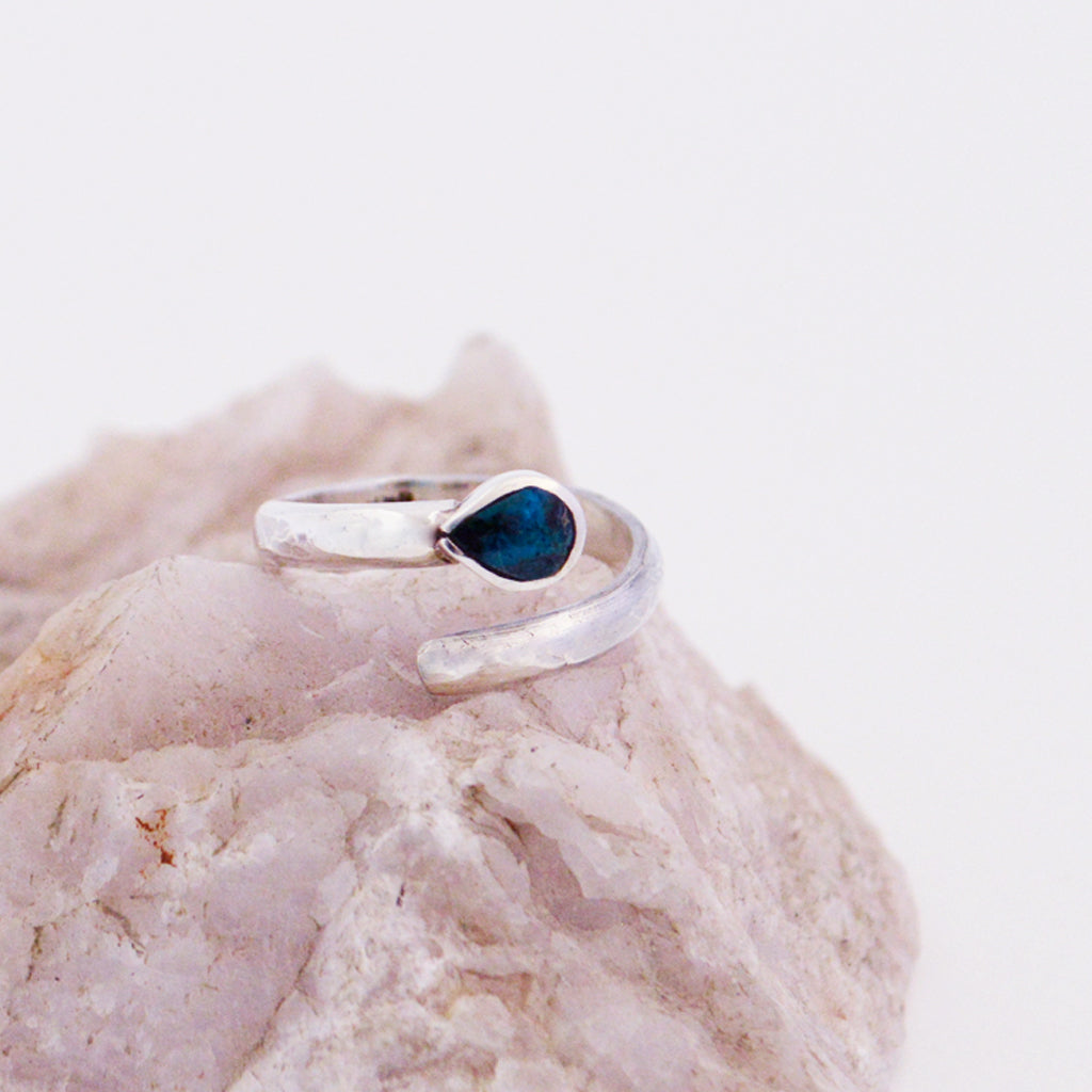 ANILLO SERPIENTE MALAQUITA