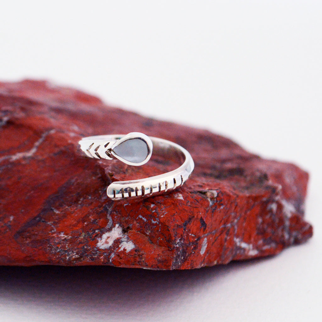 ANILLO SERPIENTE NÁCAR